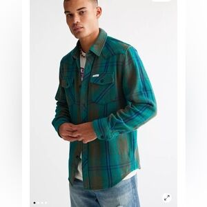 Topo Designs Plaid Mountain Shirt Size Medium